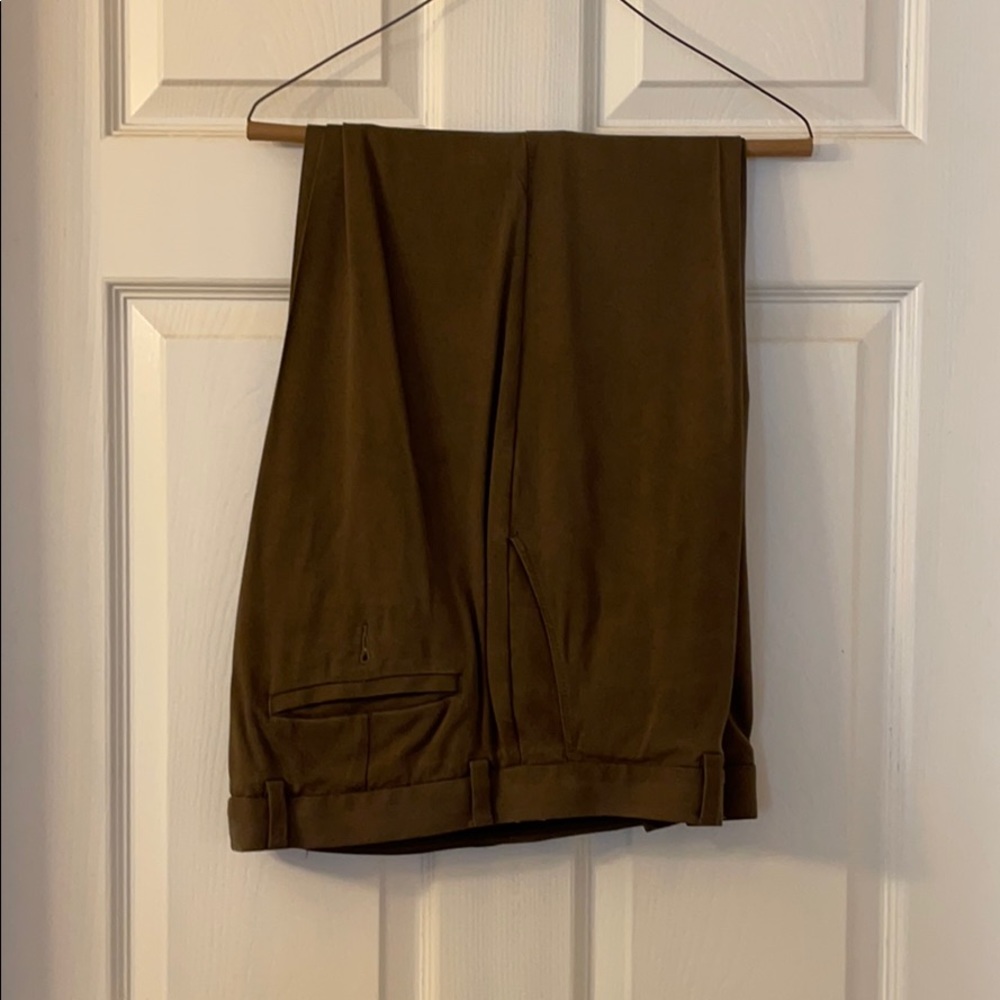 Mens tommy Bahamas dress pants olive green